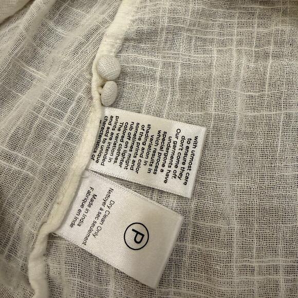 Hemant & Nandita Ruby Mini Dress Embroidered in White Cream size Small - Picture 11 of 12